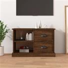 TV Cabinet Brown Oak 73x35.5x47.5 cm Engineered Wood