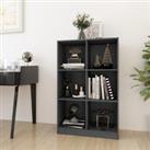 Book Cabinet Grey 70x33x110 cm Solid Pinewood