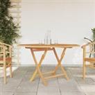 Folding Garden Table 120x120x75 cm Solid Wood Teak