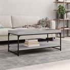 Coffee Table Grey Sonoma 100x49x45 cm Engineered Wood