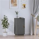 Sideboard Grey 34x40x75 cm Solid Wood Pine