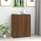 Sideboard Brown Oak 60x30x75 cm Engineered Wood