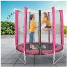 5FT Outdoor Trampolines for Kids and Adults Recreational Trampoline with Safety Enclosure