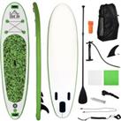 10ft Inflatable Paddle Board Multi-Layer Shell Non-Slip Panel with Paddle Bag