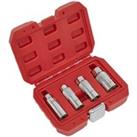 4 Piece Magnetic Spark Plug Socket Set - 3/8 Sq Drive WallDrive Sockets - Steel