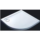 Stone Quadrant Shower Tray White Finish 800 x 900 mm