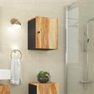 Bathroom Wall Cabinet 38x33x48 cm Solid Wood Acacia