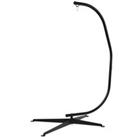 C-Shaped Hammock Chair Stand Solid Hanging Swing Chair Stand