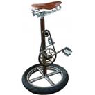 Rische Bike Stool made from Reclaimed Metal