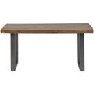 Hortence Industrial Rectangular 6 Seater Dining Table