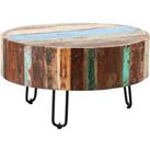 Ted Reclaimed Boat Drum Coffee Table