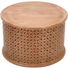 Darvell Mango Wood Round Coffee Table