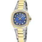 Potente Lady Blue MOP dial, 316L Stainless Steel Two toned IPYG Diamond Swiss Quartz Watch
