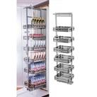 6-Tier Metal Kitchen Pull-out Kitchen Cabinet Basket Shelf