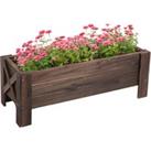 Wooden Garden Raised Bed Planter Grow Containers Pot, 100x36.5x36cm