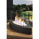 Bio-Ethanol Tabletop Fireplace with Flame Guard