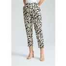 Joger-Waist Printed Trousers