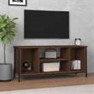 TV Cabinet Brown Oak 102x35x45 cm Engineered Wood