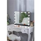 Rectangle LED Makeup Vanity Mirror with 3 Color Light, 52*42cm