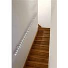 220cm Brushed Stainless Steel Stair Pipe Handrail with Mounts