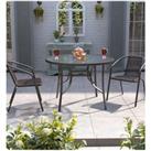 Round 2 - Person 105Cm Long Dining Bistro Set