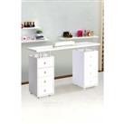 8-drawers Manicure Station Nail Beauty Table,Commercial And Residential