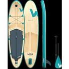 Wave Woody Sup Package- Aqua Stand Up Inflatable Paddle Board 10ft
