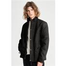 Quilted Buffalo Leather Coat