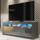 TV Unit 160cm Sideboard Cabinet Cupboard TV Stand 2 Doors