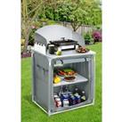 Camping Kitchen Stand Unit Storage Portable Outdoor BBQ Picnic Table