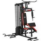 Multi Gym Workout Station with Sit Up Bench, Push Up Stand