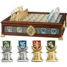 Harry Potter Quidditch Chess Set Silver and Gold Plated