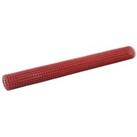 Chicken Wire Fence Steel with PVC Coating 10x1.5 m Red