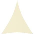 Sunshade Sail Oxford Fabric Triangular 4x5x5 m Cream