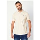 Active Check Patch Polo Beige