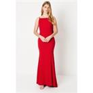 Debut London by Coast Statement Bow Sculpting Crepe Fishtail Prom Dre