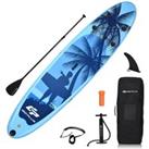297x76x15CM ISUP Inflatable Surfing Board Soft Surf Stand Up Paddle Board Pump