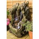 Cascading Water Feature Rock Waterfall Colorado Falls with Lights 98cm