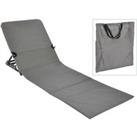 HI Foldable Beach Mat Chair PVC Grey