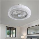 20-inch Acrylic Ceiling Mount LED Fan Light