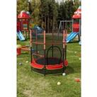 Outdoor Trampoline with High Enclosure Net