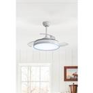 Acrylic Ceiling Fan Light with Retracted Blades