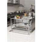 Multifunctional Stainless-Steel Kitchen Sink with Shelves