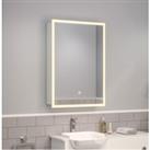 Rectangular Wall Mount Mirror Cabinet with LED Lighting