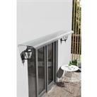 Door Shelter Frosted Awning Canopy Outdoor Rain Cover