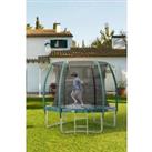 10FT Outdoor Enclosure Trampoline with Ladder