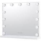 3 Color Lighting Touch Screen Crystal Edge Hollywood Makeup Mirror
