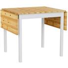 Expandable Rectangular Wooden Dining Table