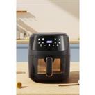 8L Touchscreen Air Fryer 8 settings Air Circulation Heating with Visible Window & Adjustable Tim