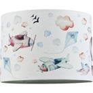 Modern and Colourful Childrens Fabric Lamp Shade